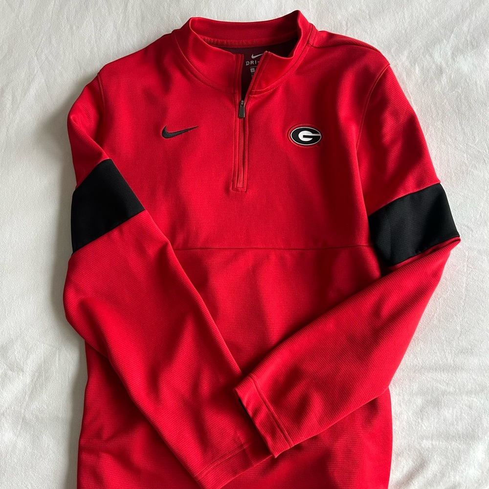 Nike UGA Georgia half zip pullover